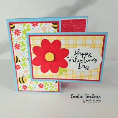 Bee My Valentine Fun Fold
