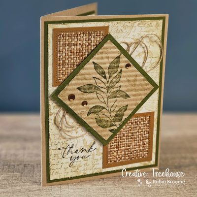 Textured Card for Sketch Challenge